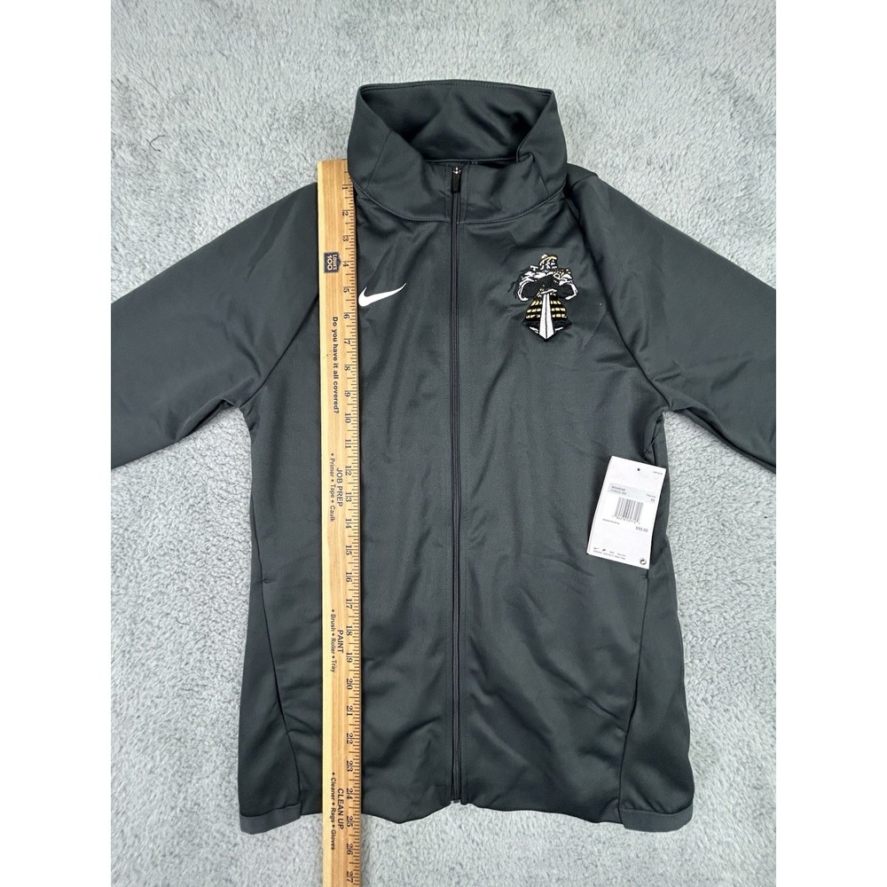 Nike Jacket Womens Small Black Dri FIT Training Full Zip Running Gym Embroidered - Picture 4 of 9